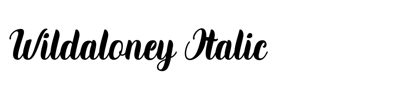 Wildaloney Italic